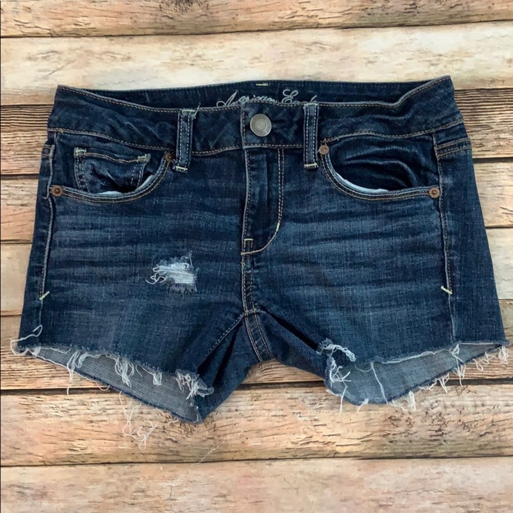 American Eagle Distressed Denim Shorts